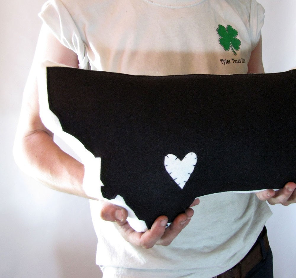 Customizable Montana State Pillow