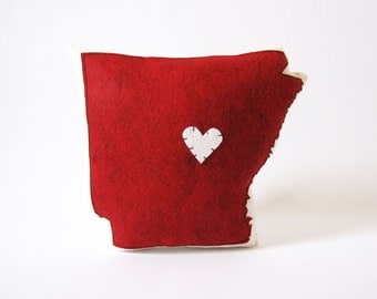 Customizable Arkansas State Pillow