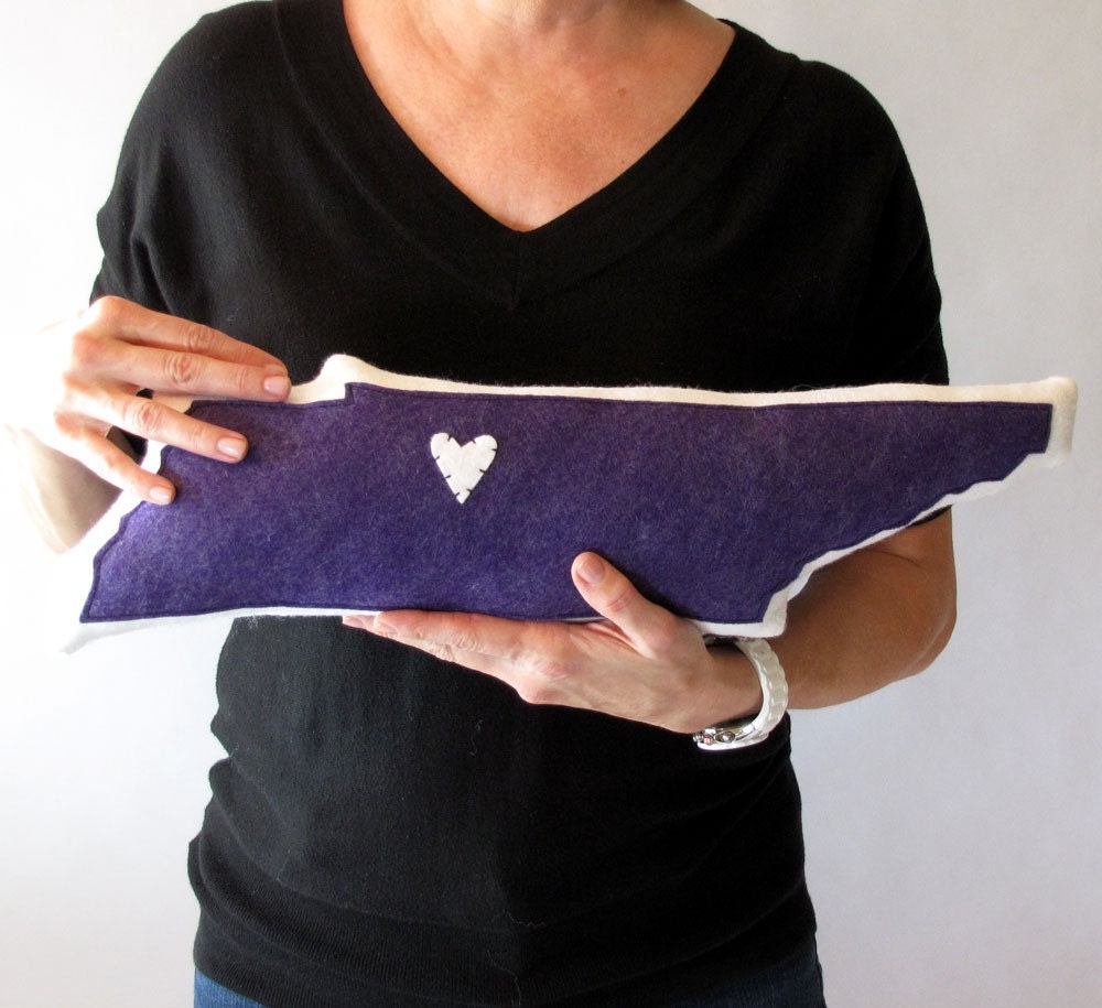 Customizable Tennessee State Pillow