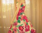 Handmade New Vintage Reproduction 50s dress