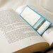 CLEARANCE - Blue Skies 1, Fabric Photo Bookmark