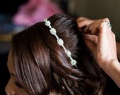 Amica Tiara / Wedding Crown / Delicate /Romantic /High End / Bridal Head Piece / Bridal  Swarovski Rhinestones Headband