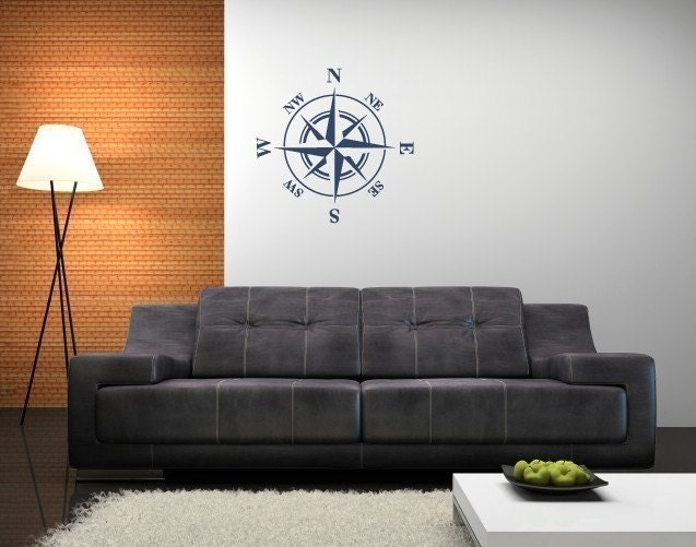 Nautical Compass Vinyl Decal