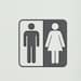 Bathroom Symbol Vinyl Wall Decal