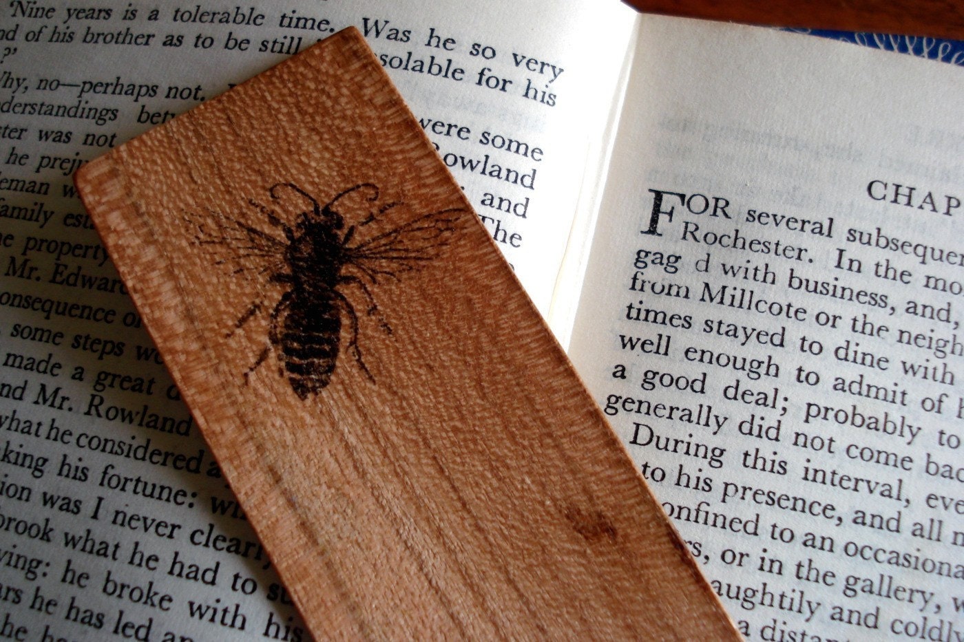 Wooden Bookmark - Bee