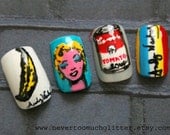 Japanese Nail Art- Pop Art  Press On Nails (Custom)