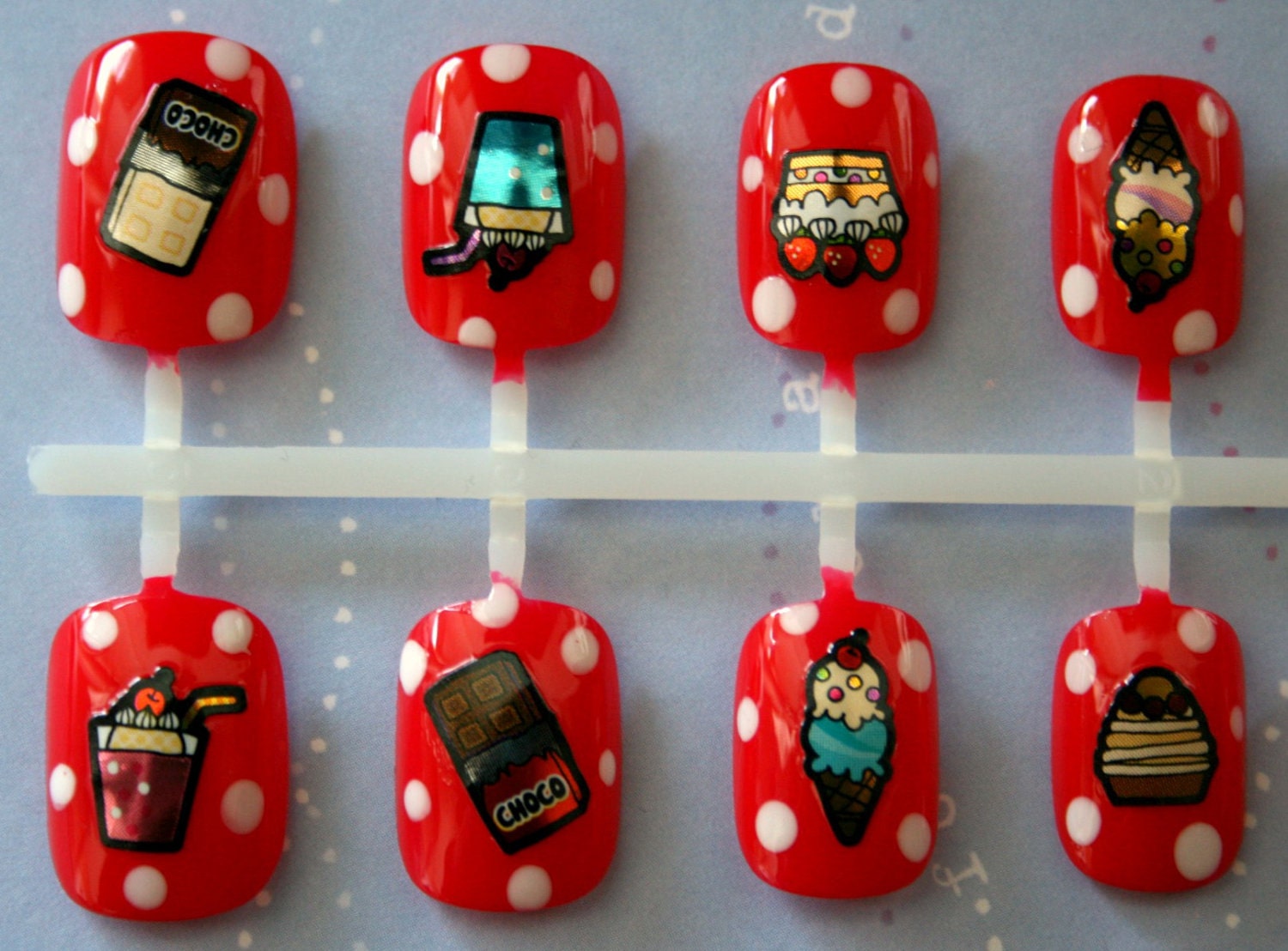 False Nails- Kawaii Candy Shoppe Fake Nails (Choose Your Favorite Color)