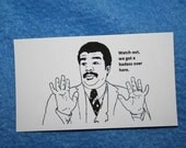 Internet Meme Rage Face Badass Over Here Magnet
