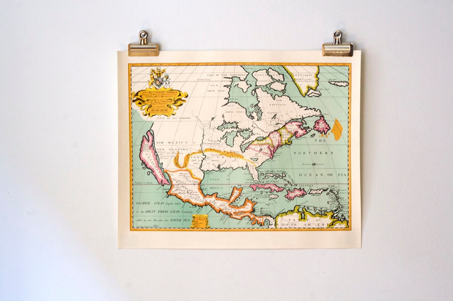 Early North America Print