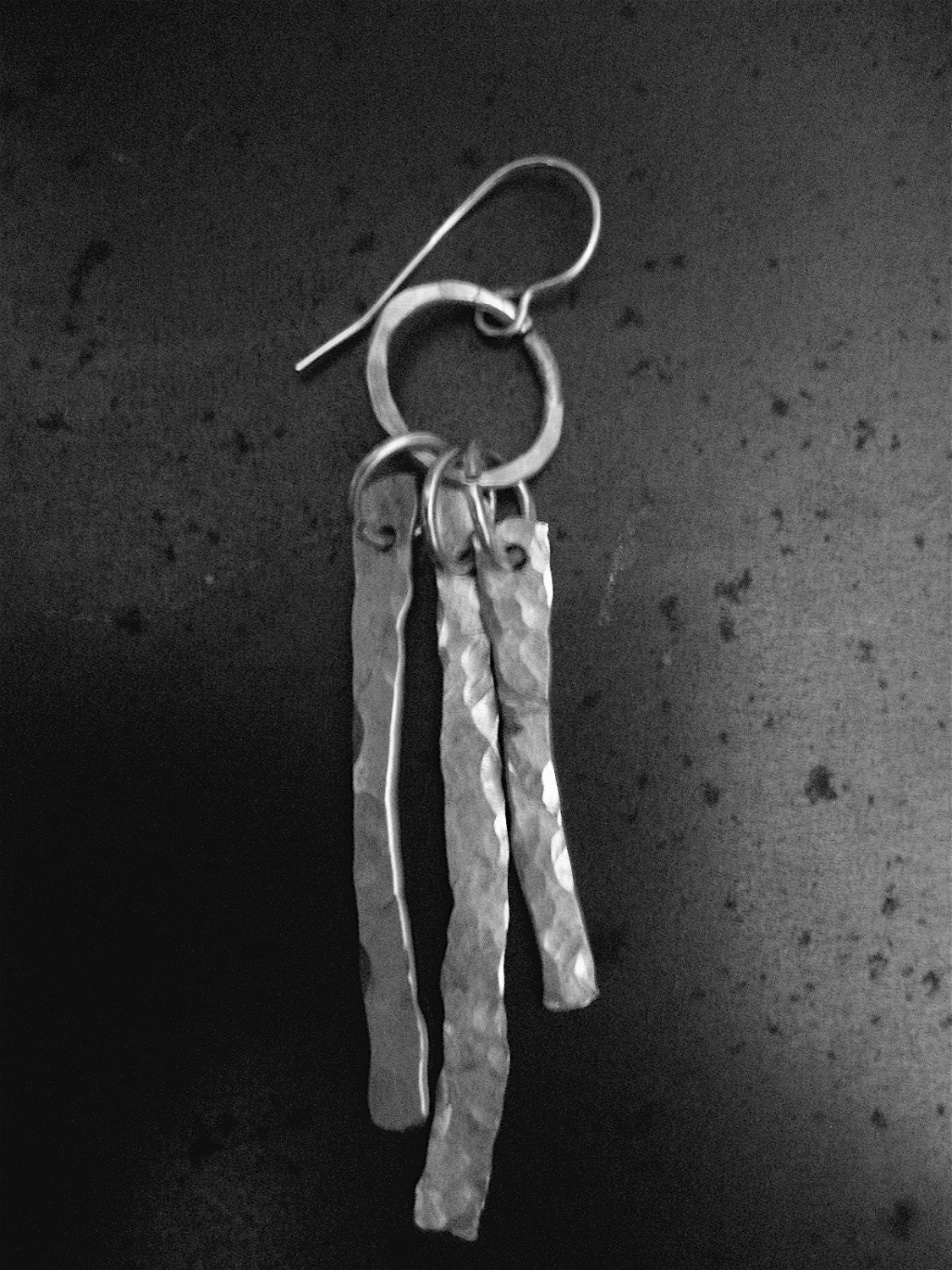 SOPHIA- TIERED STERLING SILVER EARRING