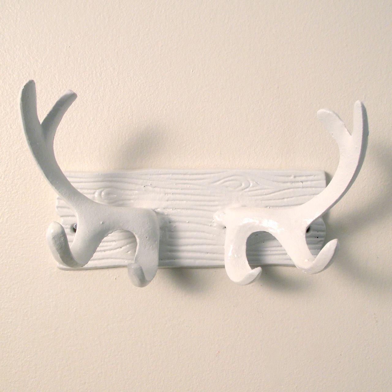 cast iron antlers wall hook