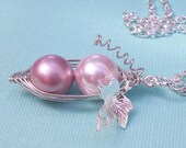 Peas In A Pod Pendant Necklace For Special Daughters, Sisters or Best Friends