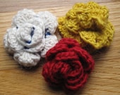 rose & daffodil - crochet patterns - PDF