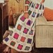 INSTANT DOWNLOAD PDF Vintage Crochet Pattern Granny Square Maxi Dress Retro