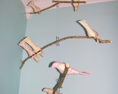 4-Tiered Natural Bird Mobile