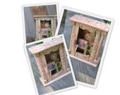 Letters Art Shrine, Mixed Media Decorative Shrine, Great Gift for Writer, Blogger, Teacher