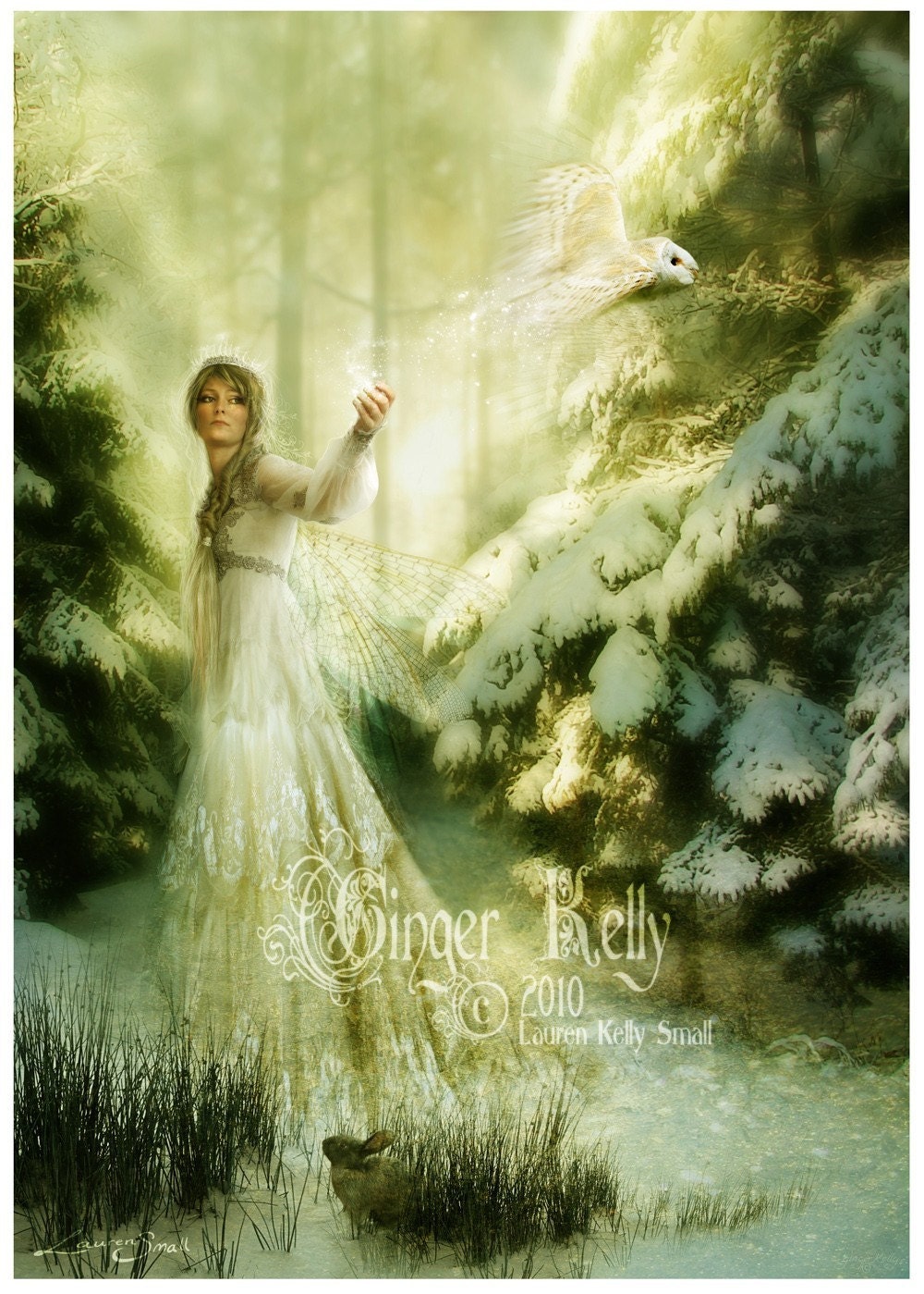 Winterspell Art Print 10.7 x 15 inch Fantasy Illustration