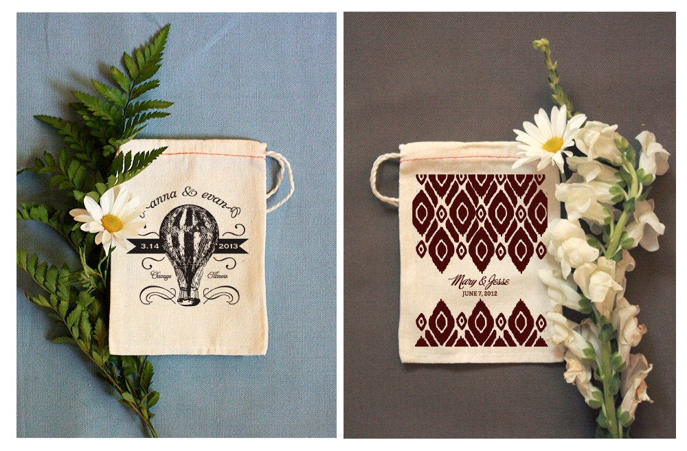 Custom Printed Muslin Bags