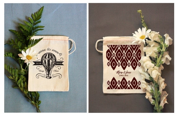 Custom Printed Muslin Bags