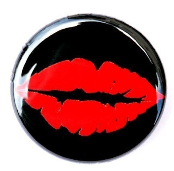 Lip Print - Button Pinback Lip Print - Button Pinback