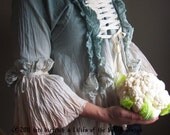 Renaissance Clothes. Rococo. Plus size Clothes. SHIPS TODAY. Teal and Rust.  Marie Antoinette Dress. French. Baroque. Cotton.