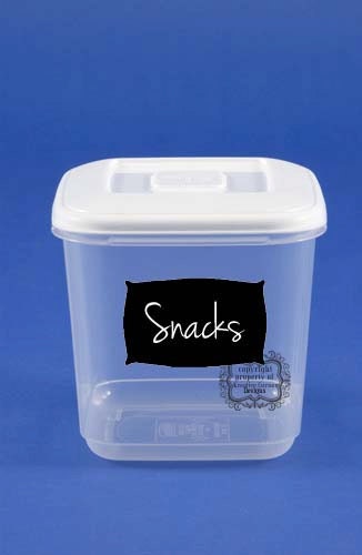 Chalkboard Labels Set of 6 Decals