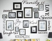 Small Family is.... Wall Decal