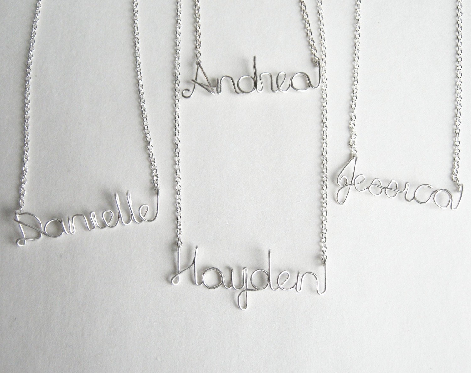 Personalized Custom Name Sterling Silver Necklace
