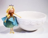 Dollhouse Fairy Blue Fairy Doll Play Doll Flower Fairy Aquamarine Waldorf Fairy Princess Doll Flower Doll by Petalbelles on Etsy