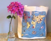 World Map Tote