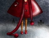 Dark cold winter - Signed print