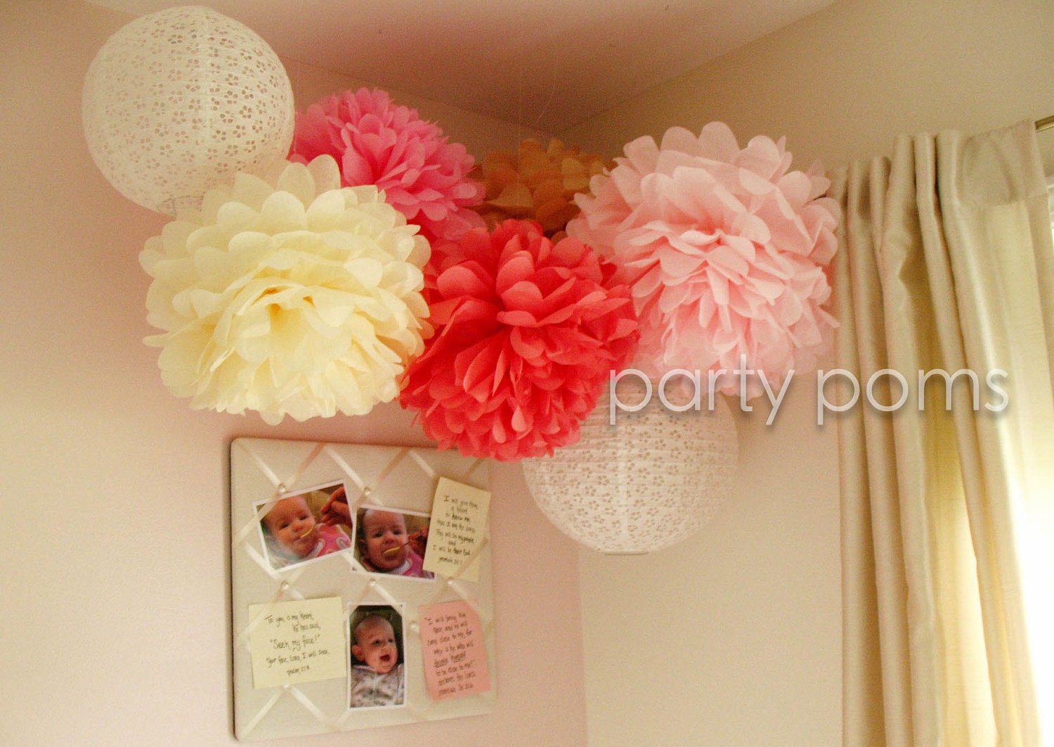 15 poms - custom colors