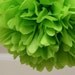 Citrus lime .. Party Pom / Wedding Decor / Bridal Shower / Ceremony / Baby Shower / DIY Decoration