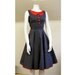 The 50s Picnic Dress - Red Grey Tweed 10 12 OOAK