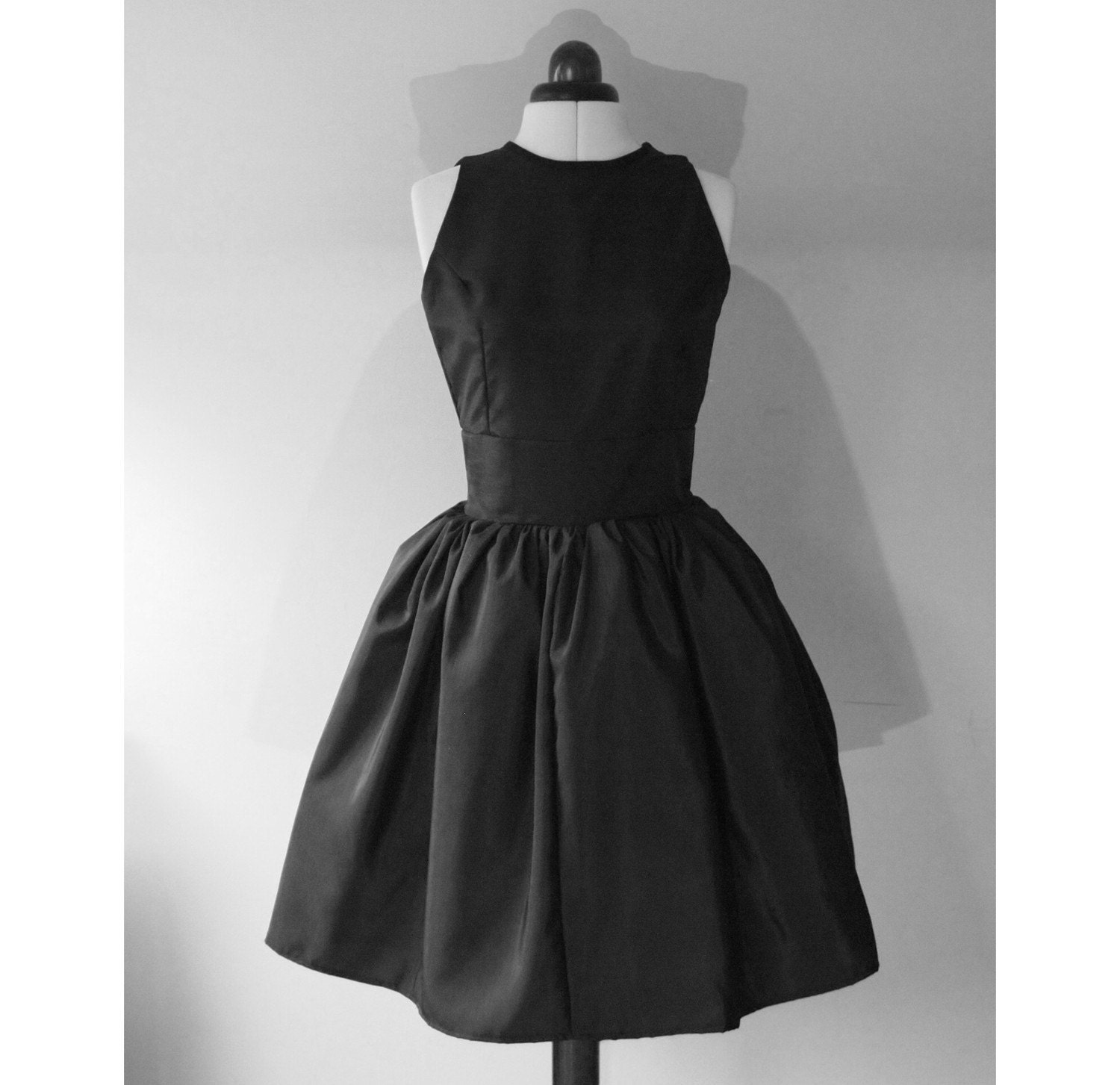 Black Taffeta Dress