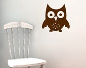 Cute Owl Vinyl Wall Decal - Item 137