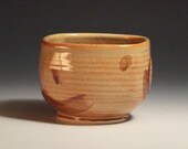 Squared Small Serving Bowl in Shino brown Glaze