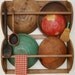 Early Antique Style Primitive Dough Bowl Rack Wooden