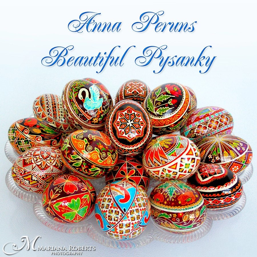 Real Traditional Ukrainian Easter Egg - Hand Illustrated Poppy Pysanka - Goose Egg - Help Rescue Animals - S.A.F.E