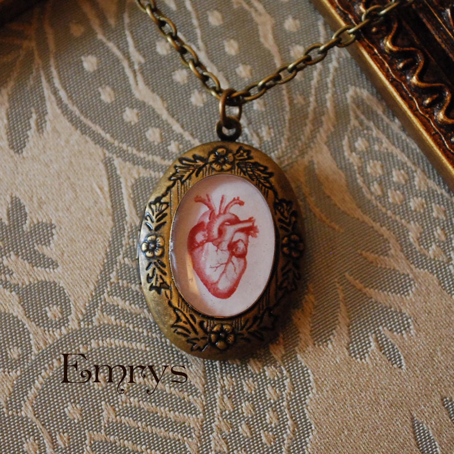 Anatomical Heart Locket
