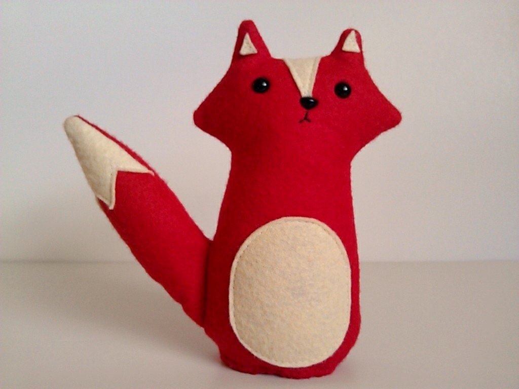 Wesley the red woodland fox - made to order by sleepy king