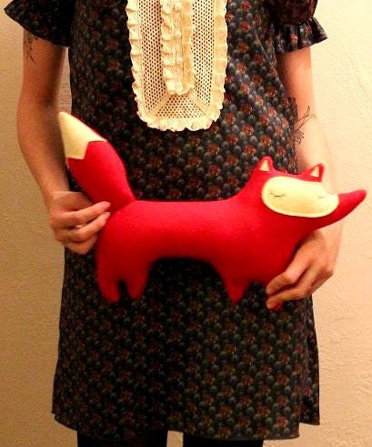 30% OFF SALE - Last one - Liam - The Sleepy Woodland Fox - Full Size - Made to Order