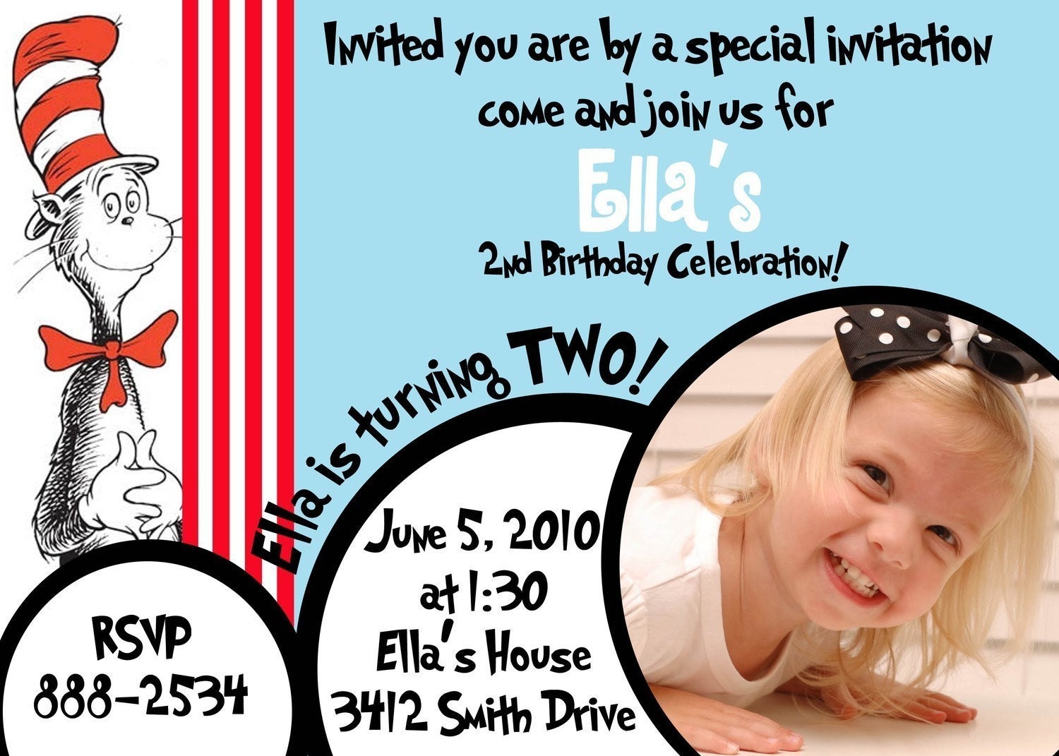 Dr Seuss Inspired Birthday Invites Il_170x135