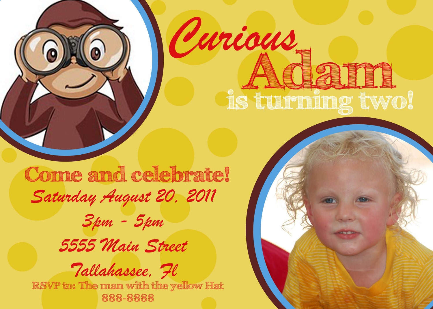 Curious George Birthday Invites Il_170x135