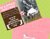 Doublesided Cowgirl Birthday Invitation Il_170x135