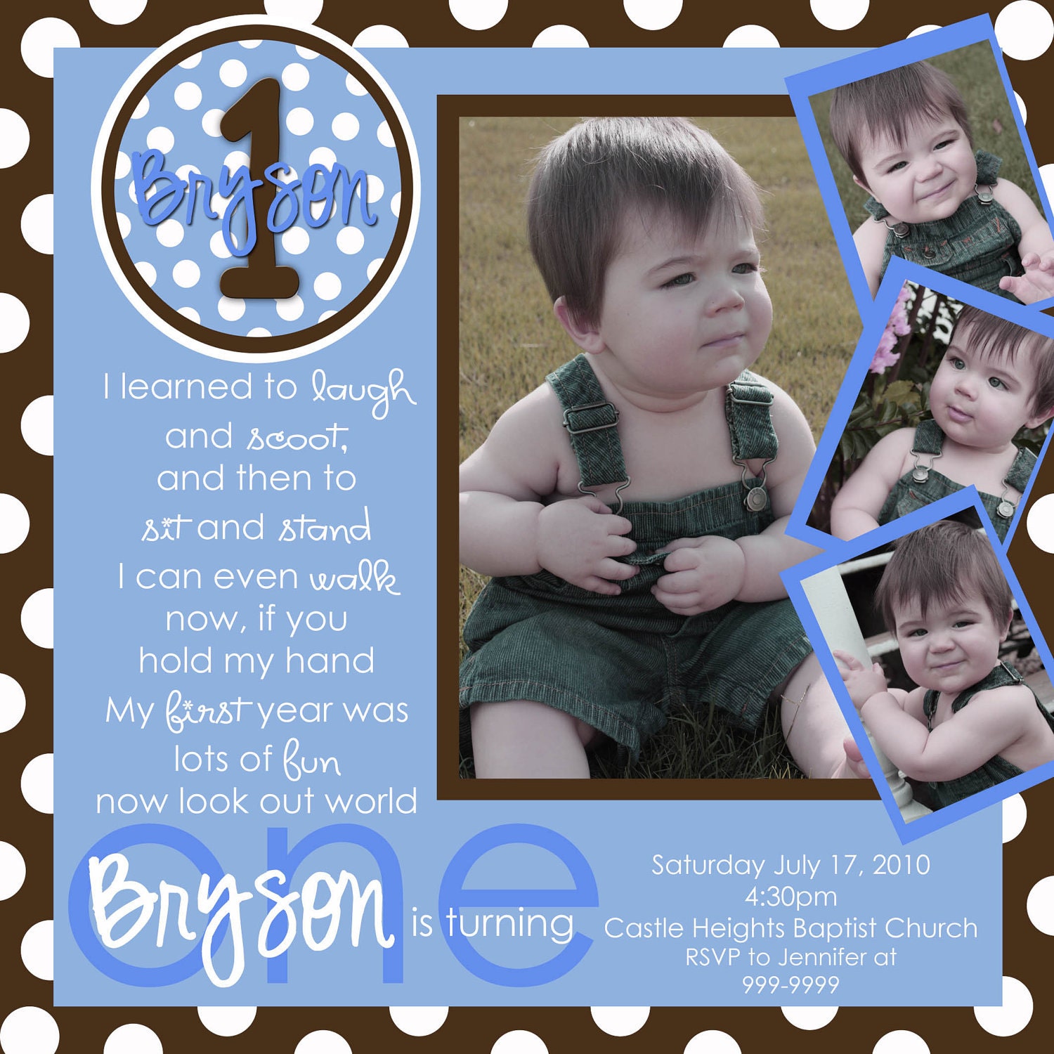 Boy's First Birthday
