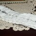 SALE ENDS 5/9 Crochet Headband black and white with flowers