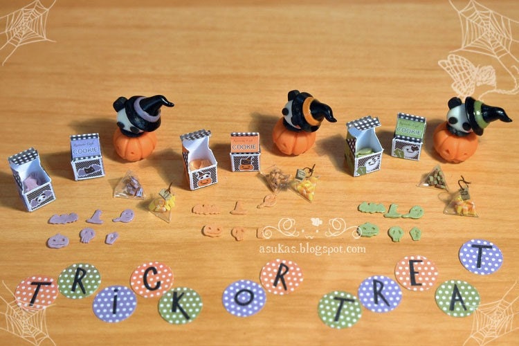 Dollhouse Miniature Halloween Cookies and Candy Corn