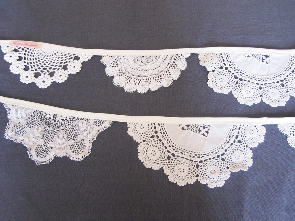 Vintage Doily Bunting, 3m long from Bunting Boutique