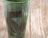 Picture This Ceramic Tumbler in Fern Green